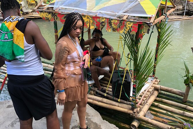 Blue Hole Waterfall &Bamboo Rafting Ocho Rios-Transportation Only