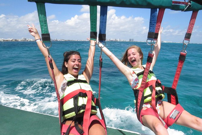 Cancun Seaside Parasailing and Maya Ruins Combo
