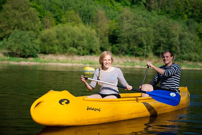 Canoeing on the Elbe River From Děčín to Schmilka
