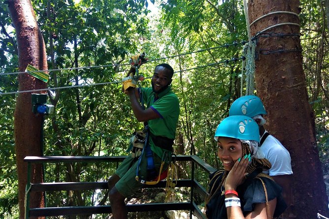 Canopy Zipline & Dunns River Falls Adventure Tour From Ocho Rios