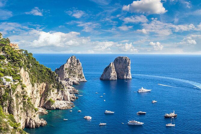 Capri Island Boat Tour From Amalfi With Snorkeling | Small Group
