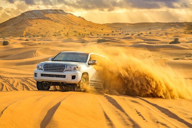 City Tour and Desert Safari With Camel Ride and Sand Boarding