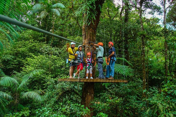 Combo Tour: Extreme Zipline + Thermal Spa in Arenal