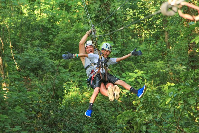 Combo UTV, Rappelling & Rainforest Zipline Adventure