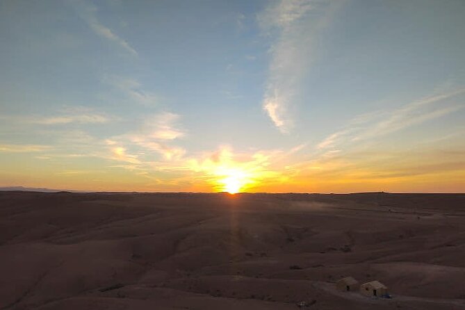 Dinner at Agafay Desert Fram Marrakech With Camel Ride and Sunset Views