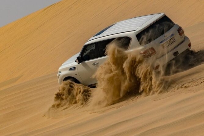 Doha Half Day Desert Safari Dune Bashing Camel Ride Sandboarding
