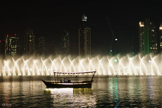 Dubai Fountain Bridge Walk Tickets - Boat Ride Ticket Information