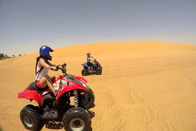 Evening Desert Safari BBQ Dinner With Quad Bike & Sand Boarding