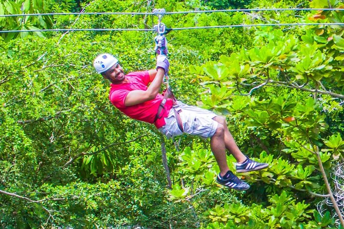 Falls Flyer Zipline and Dunns River Falls Adventure Tour From Falmouth