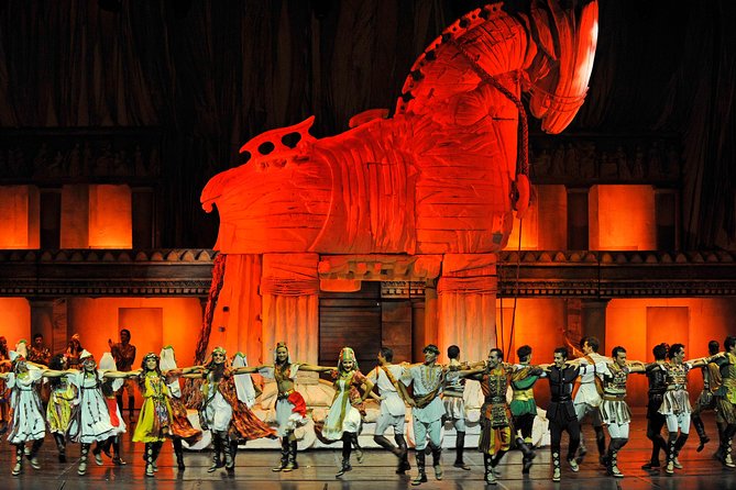 Fire of Anatolia Show at Gloria Aspendos Arena From Side