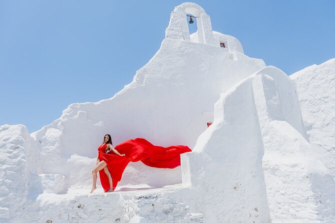 Flying Dress Mykonos Photoshoot