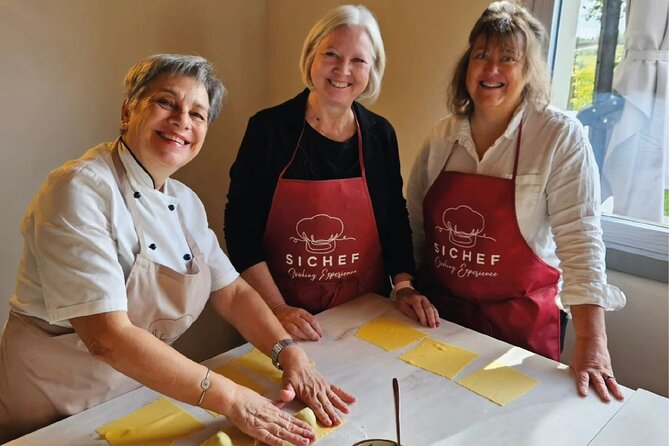 Fresh Pasta and Vegetarian Ice Cream Course With Lunch or Dinner