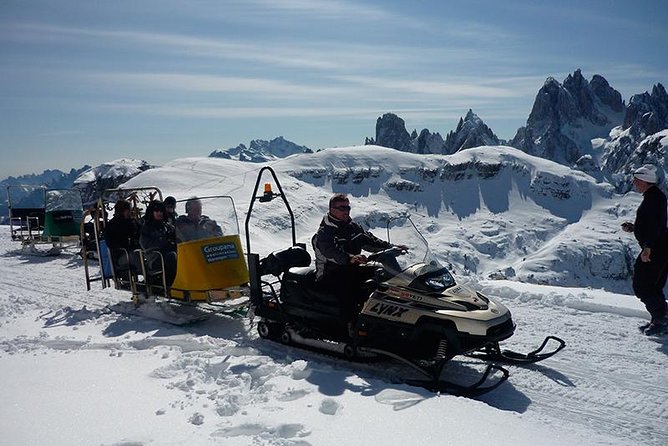 From Bolzano – Snowmobile + Sledding and The Great Dolomites Road Private Tour