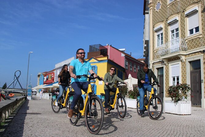 From Porto: E-Bike Tour in Aveiro, Boat Trip and Costa Nova!