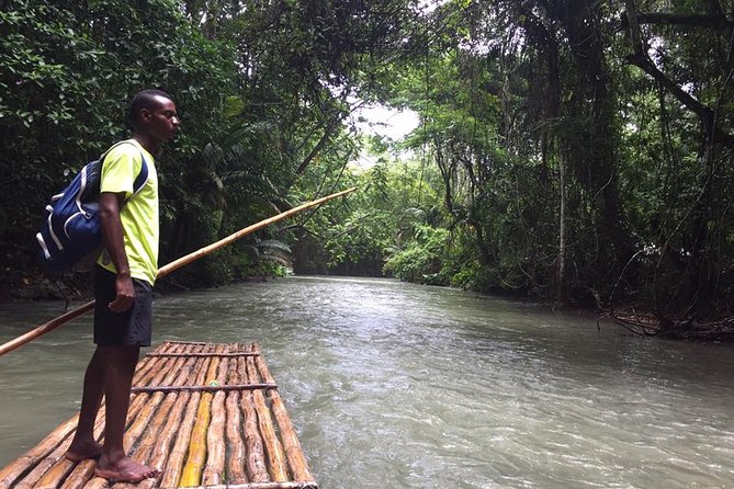 Full-Day Blue Hole and Zipline Private Tour From Falmouth