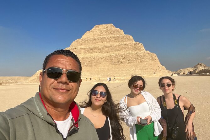 Full Day Private Giza Pyramids, Sphinx, Saqqara and Memphis Tour