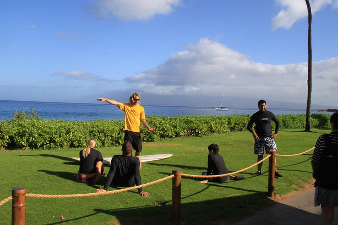 Group Surf Lesson at Kaanapali Beach