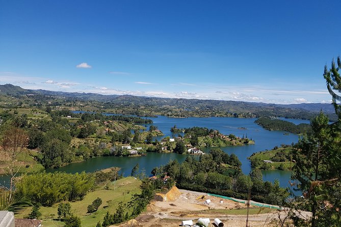 Guatape Town With El Penol Giant Rock