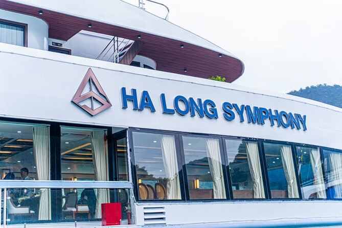 Ha Long Symphony Cruise Luxury Day Tour From Harbor With Pick up