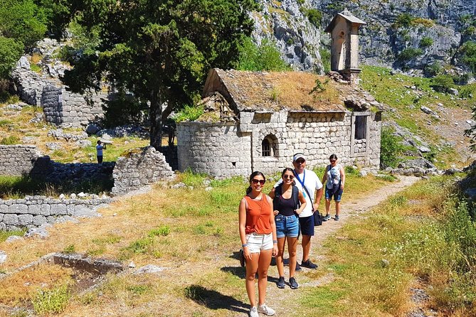 Hiking Kotor Castle and Visit Village Spiljari, Taste Local Ham and Drinks