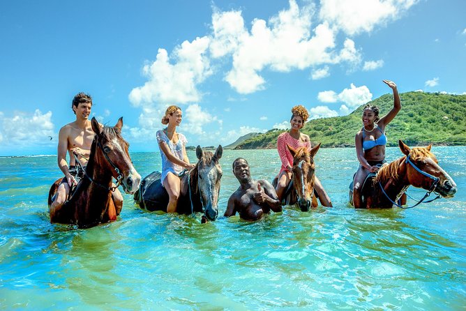 Horseback Ride N Swim St. Lucia From Castries
