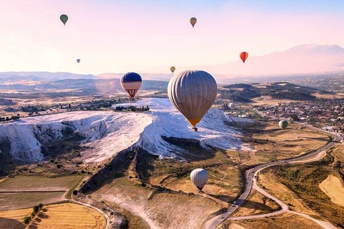 Hot Air Balloon Pamukkale From Antalya