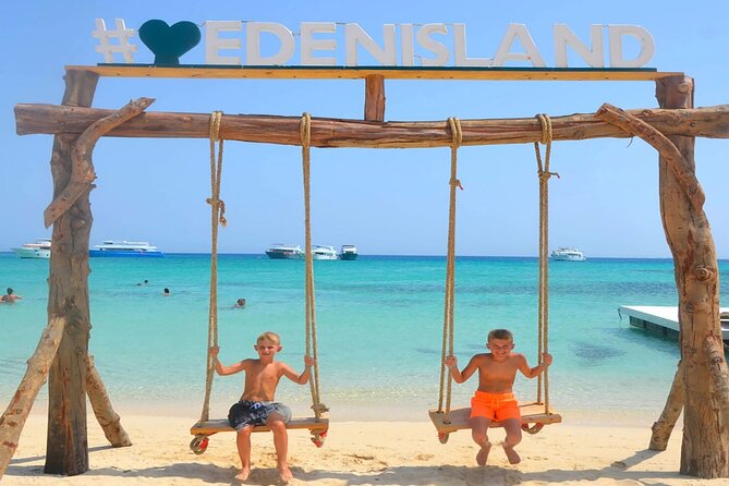 Hurghada: Eden Island Serena VIP Boat Snorkeling Trip