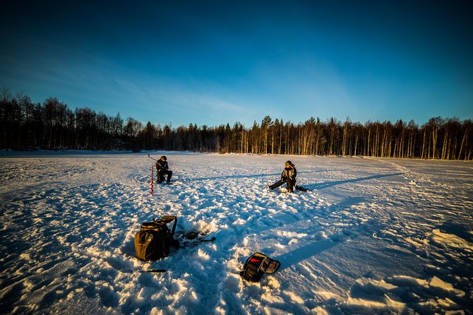 Ice Fishing From Rovaniemi