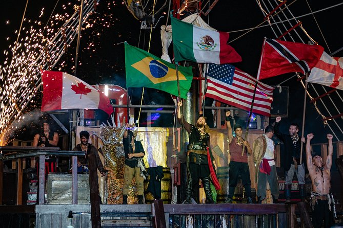 Jolly Roger Pirate Show and Dinner in Cancun - Experience Overview