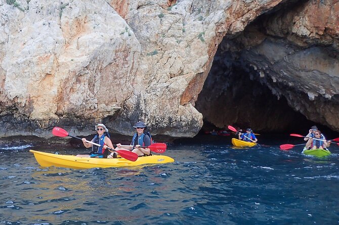 Kayak Javea - Route Cala Granadella - Calo Calo - Overview of the Kayak Tour