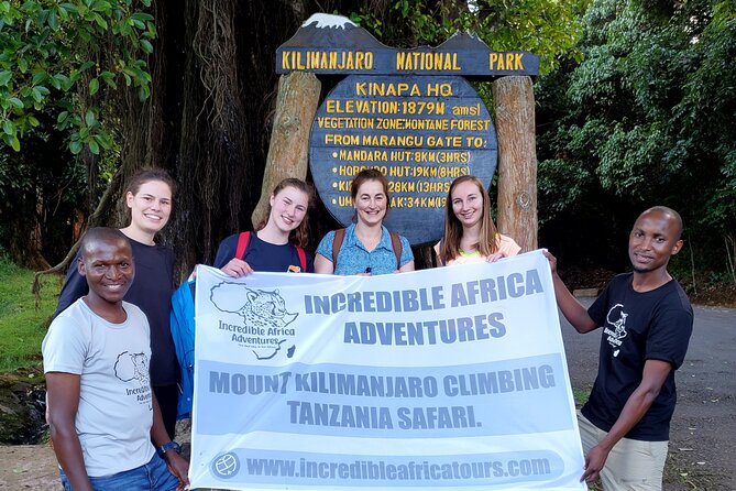 Kilimanjaro Climb – 6 Days Marangu Route