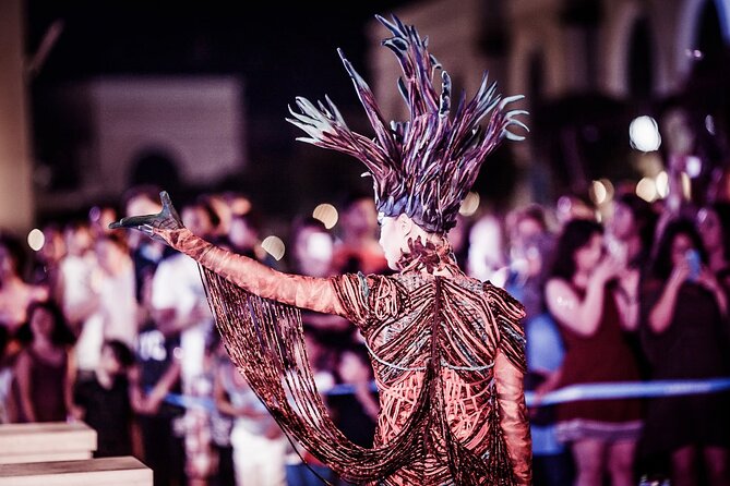 Land of Legends Night Show From Side in Turkey