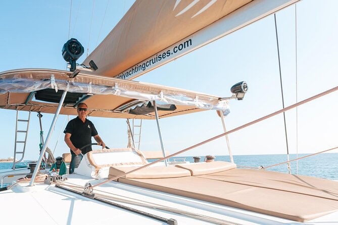 Luxury Santorini Sailing Cruise: Lunch, BBQ, Open Bar, Transfers - Overview of the Cruise Experience