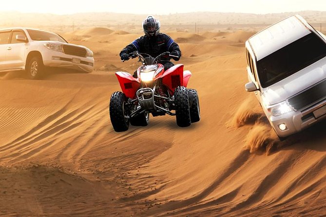 Morning Desert Safari With Quad Biking, Camel Riding and Dune Bashing