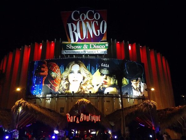 Night Tour to Coco Bongo Punta Cana From Santo Domingo With Open Bar