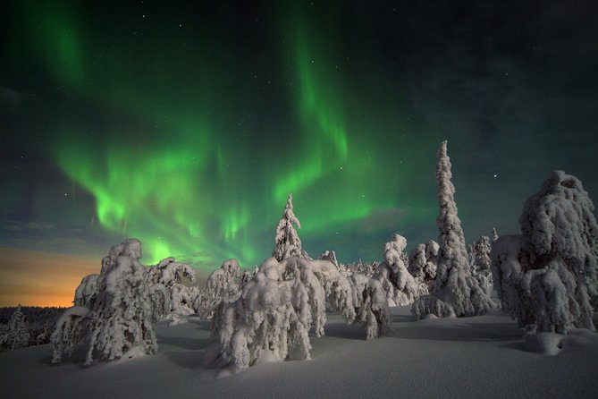 Northern Light Safari by Snowmobiles From Levi