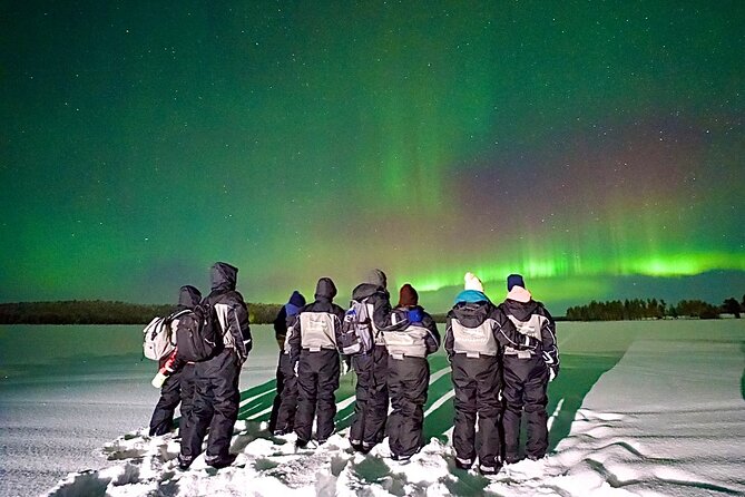 Northern Lights Activity Snowmobile Driving