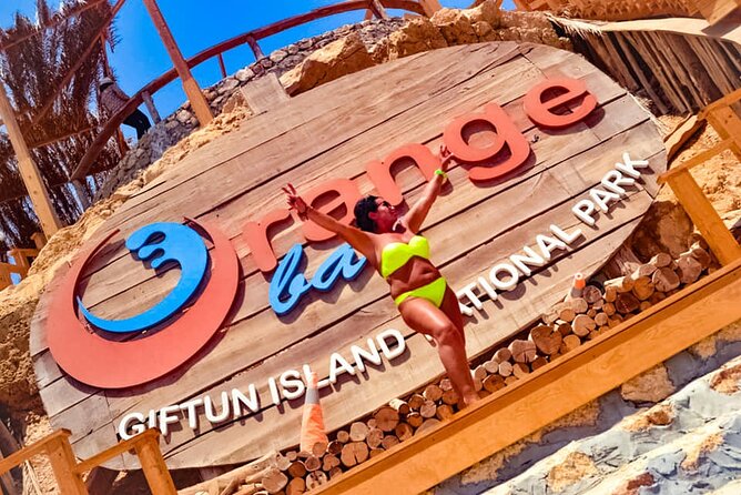 Orange Bay Island Boat Trip and Parasailing With Lunch – Hurghada