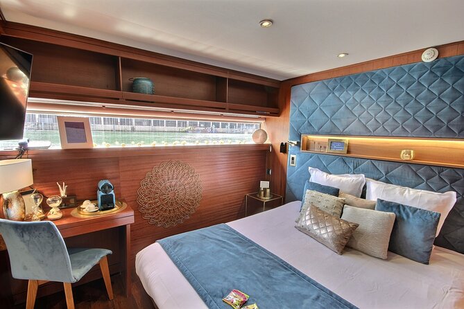 Paris Seine River Dinner Cruise With Overnight Stay Onboard - Overnight Luxury Boat Cruise