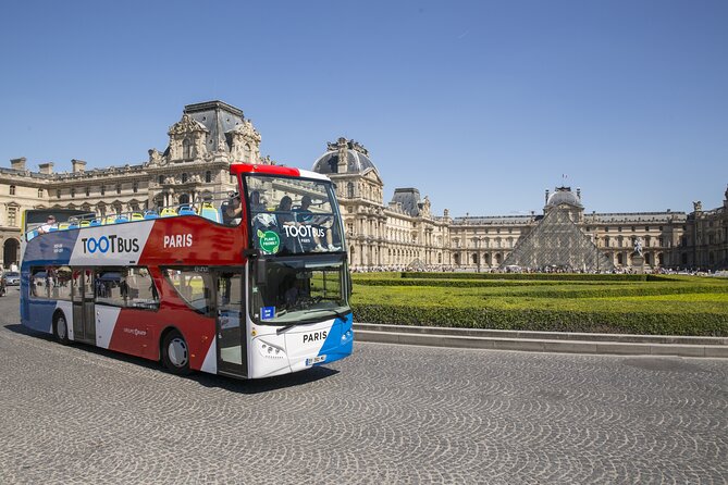 Paris Tootbus Discovery by Day and by Night Routes - Sightseeing Route Options