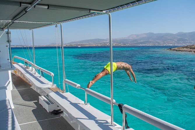 Paros Cruise to Antiparos & Despotiko With Traditional Boat