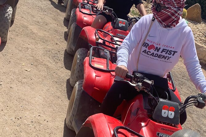 Private 5 Hours Safari by Quad Bike Hurghada + Camel Ride