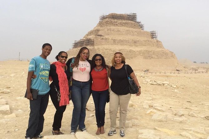 Private Day Tour to Giza Pyramids Sphinx Memphis Saqqara and Dahshur Pyramids