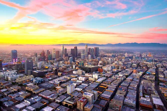 Private Helicopter Tour of Beaches & Downtown Los Angeles From Long Beach
