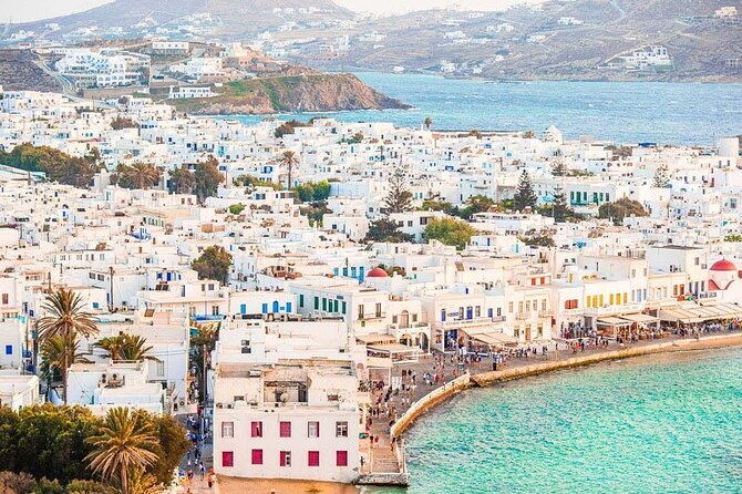 Private Helicopter Transfer From Santorini to Mykonos