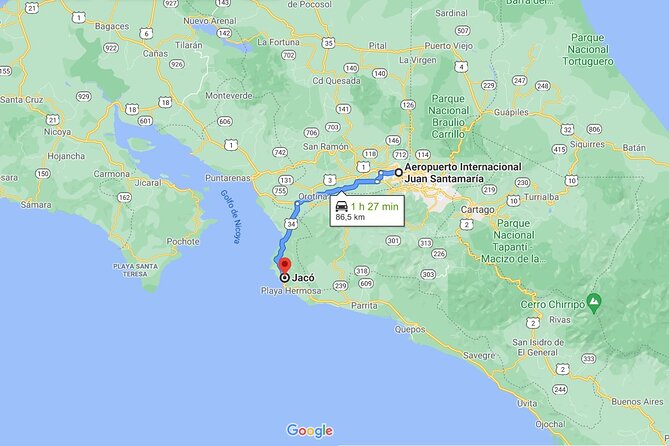 Private Shuttle From San José Intl Airport to Jacó Beach - Overview of the Private Shuttle