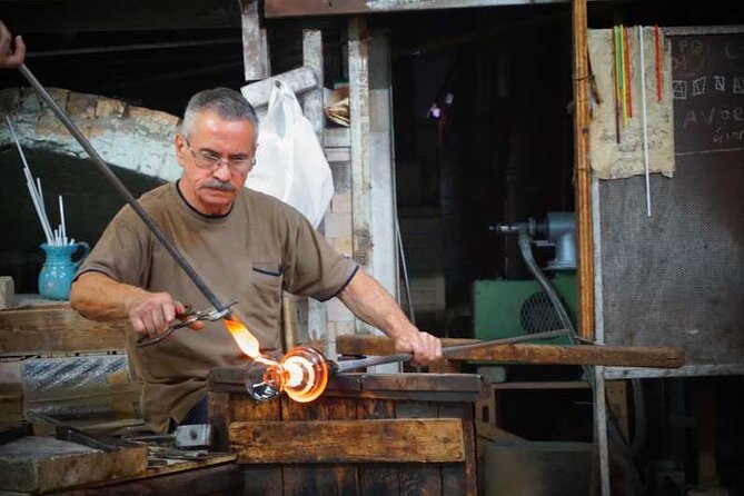 Private Visit to Murano Glass Factory – Master Glassmaker – Unique Pieces
