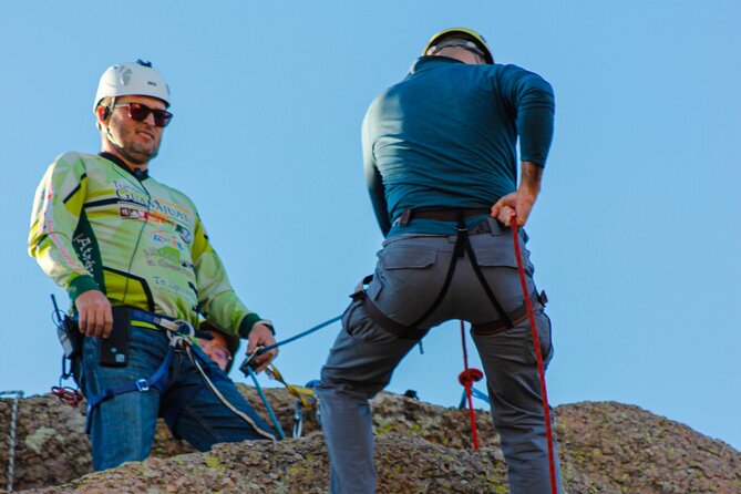 Rappelling in Hills of Guanajuato