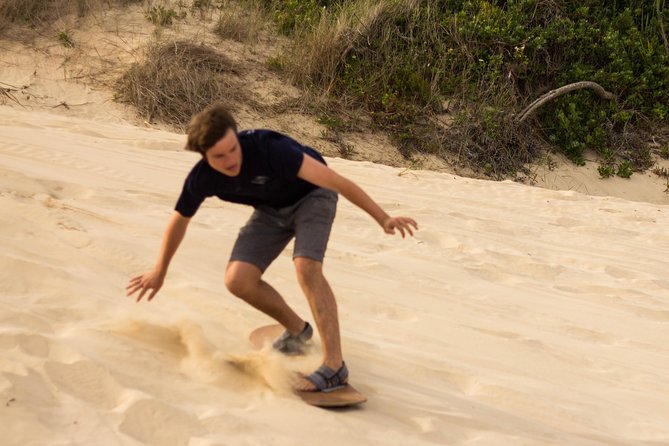 Sandboarding in Jeffreys Bay, South Africa