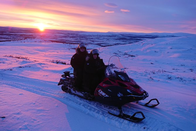 Snowmobile Safari to Lapland Viewpoint & Visit Reindeer